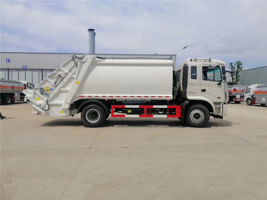 6 wheel JAC 12 ton compactor garbage removal truck