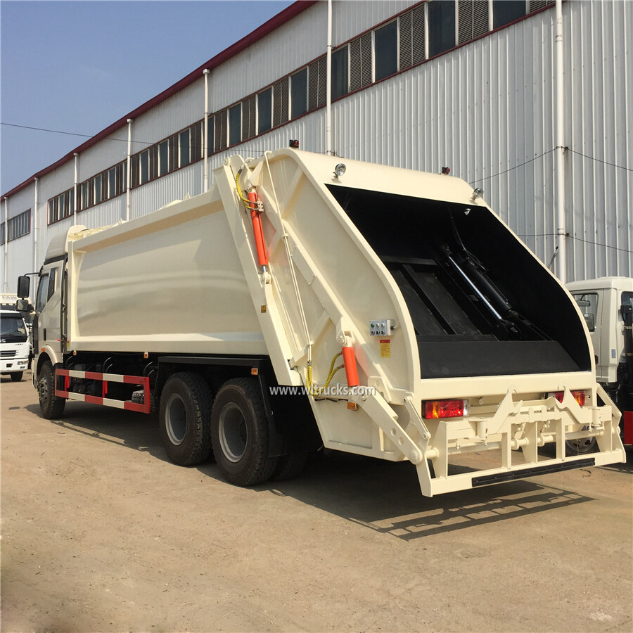 6x4 FAW 16000L-20000L compactor rear loading refuse truck