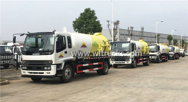 6x4 ISUZU FVZ 18000 liters sewage suction truck