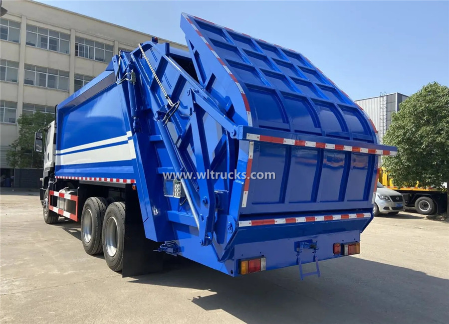 6x4 ISUZU GIGA 18 cubic meters compactor for trash truck