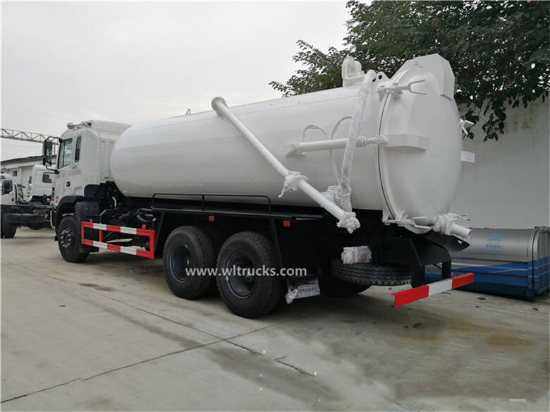 6x4 JAC 18m3 sewage suction truck