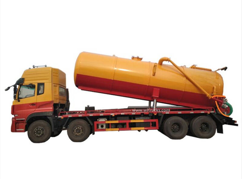 8x4 Dongfeng Kinland 20000 liters sewage suction truck