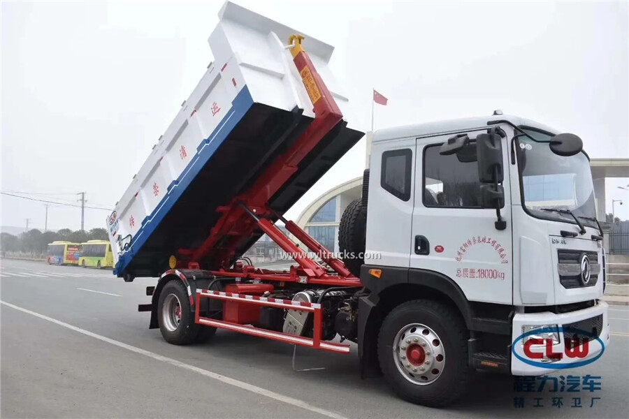 DFAC 10-12 ton container garbage truck