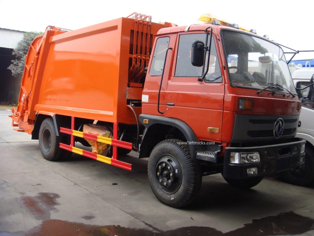 DFAC 145 10cbm garbage truck compactor