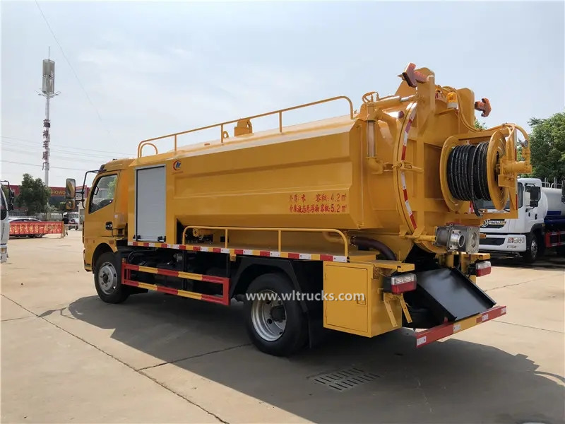 DFAC 9000 liters sewer jetting trucks