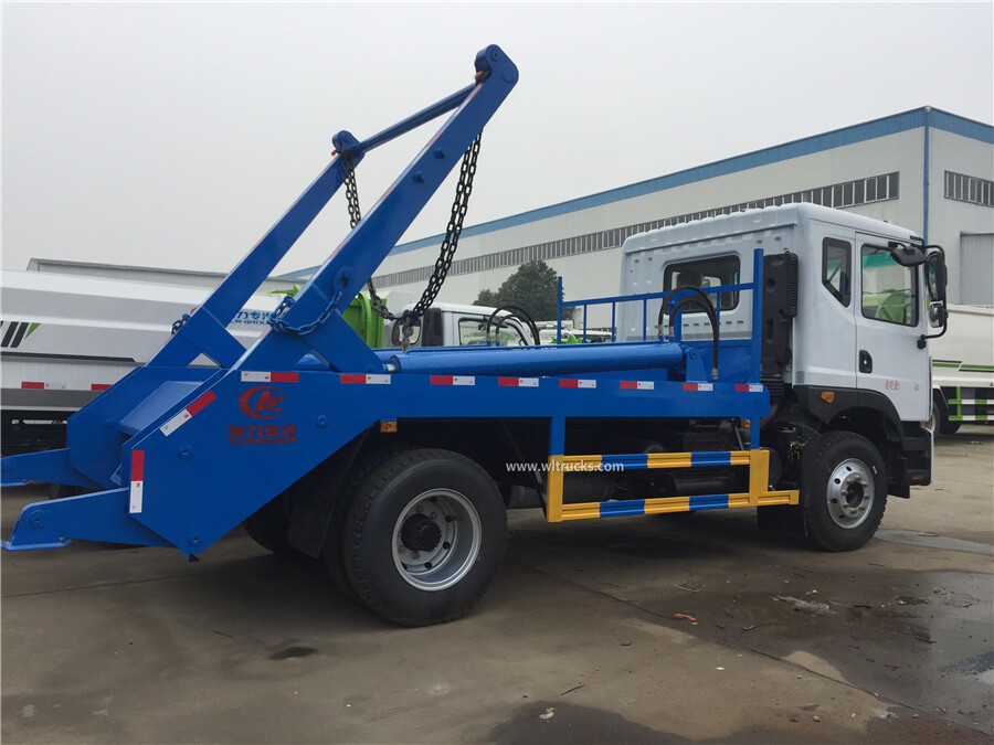 DFAC D9 Duolika 8-10 cubic meters swing arm skip loading garbage truck