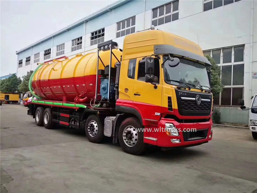 DFAC KL 30m3 sewage vacuum jetting truck