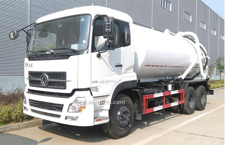 DFAC Kinland 18m3 vacuum tank pump truck