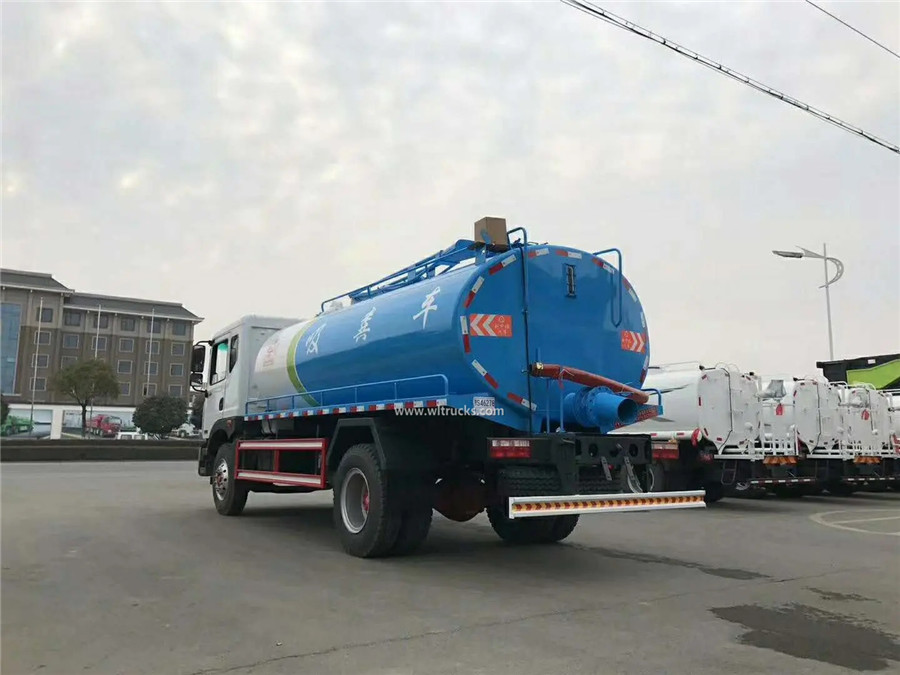 DFAC duolika 10000 liter to 15000liters septic tank truck