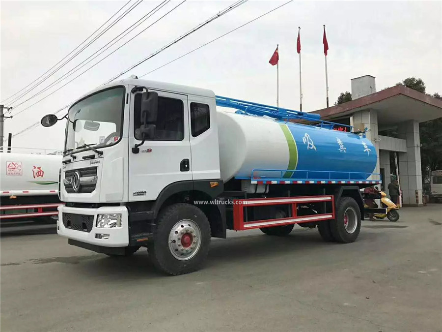 DFAC duolika 10cbm to 15cbm toilet liquid tanker vehicle truck