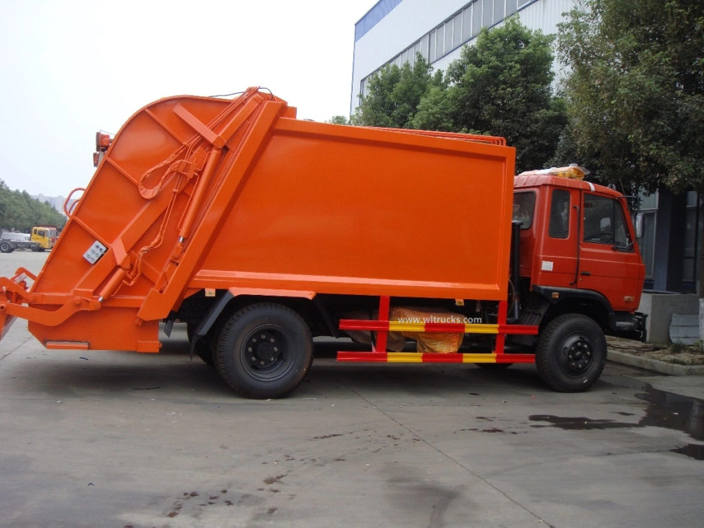 Dongfeng 10m3 rubbish truck compactor