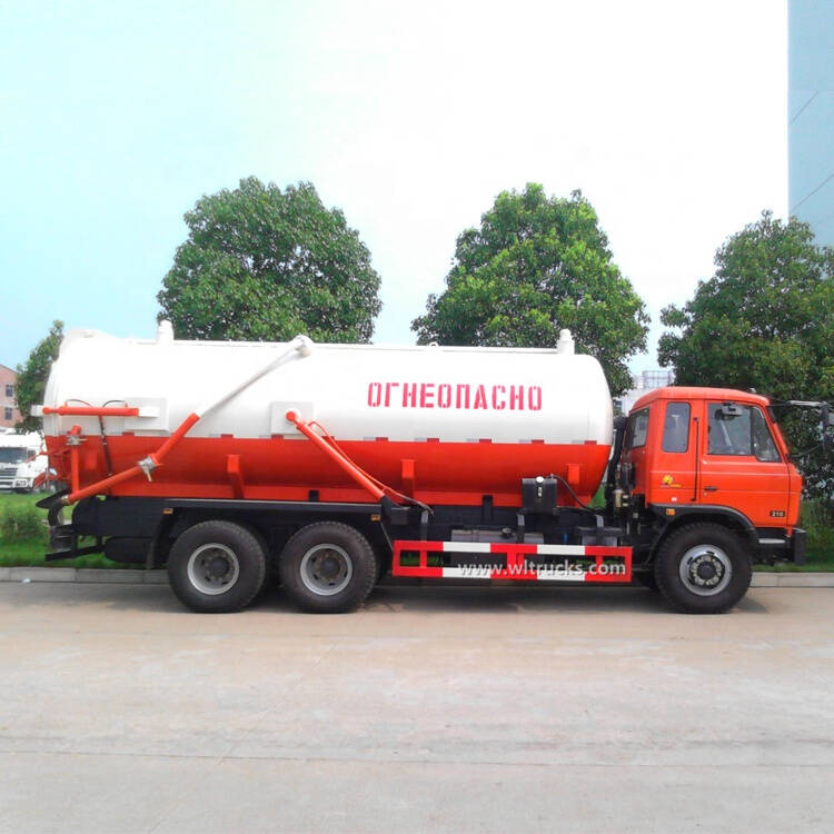 Dongfeng 18m3 vacuum sewage suction truck