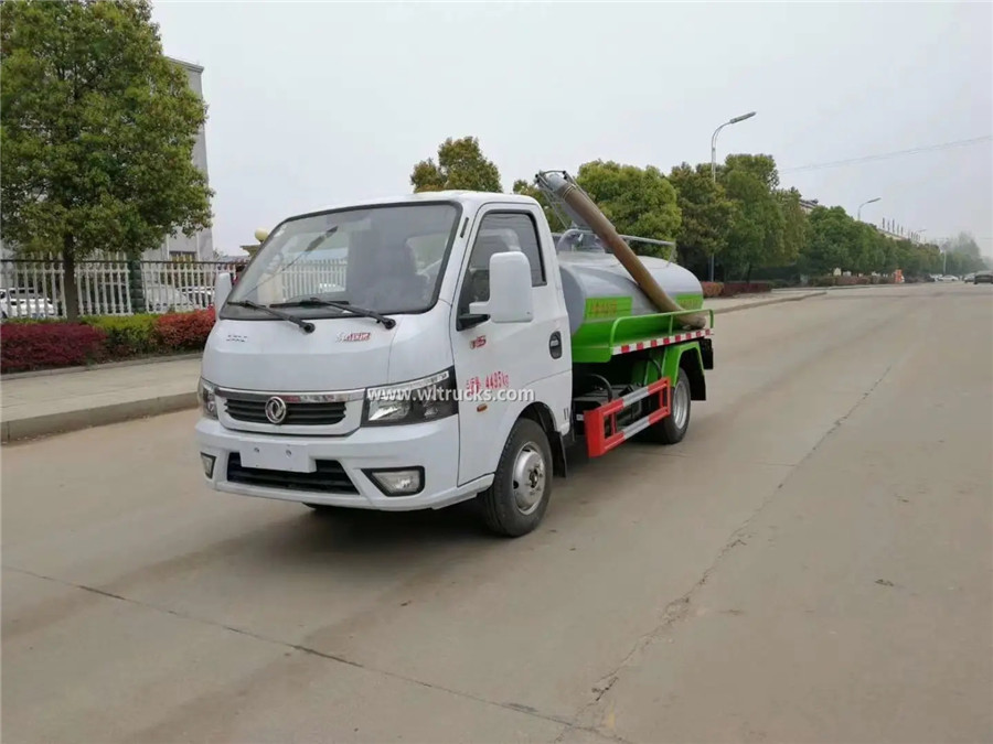 Dongfeng 3000L excrement suction truck