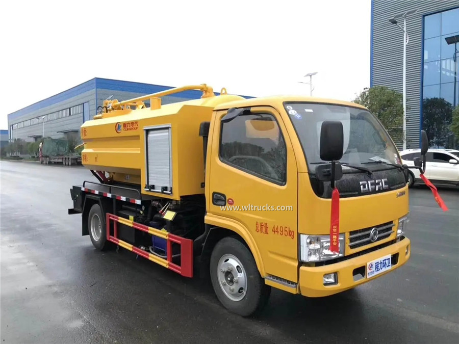 Dongfeng 5000L combined jet suction truck