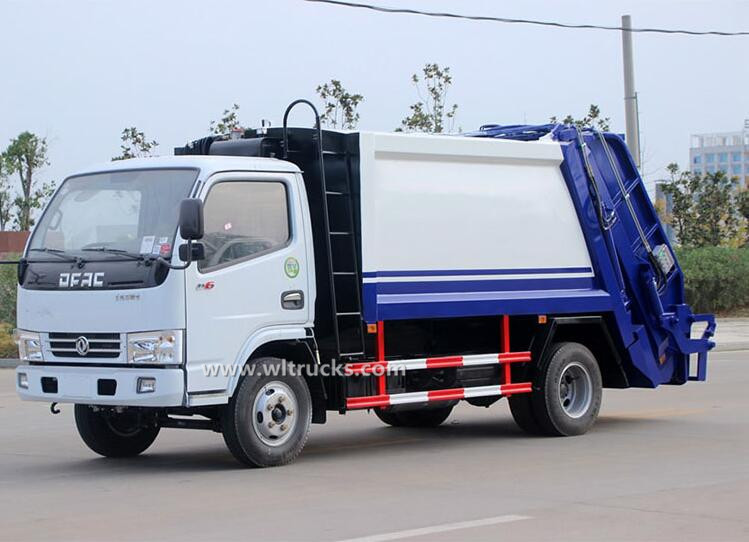 Dongfeng 5cbm garbage compactor truck