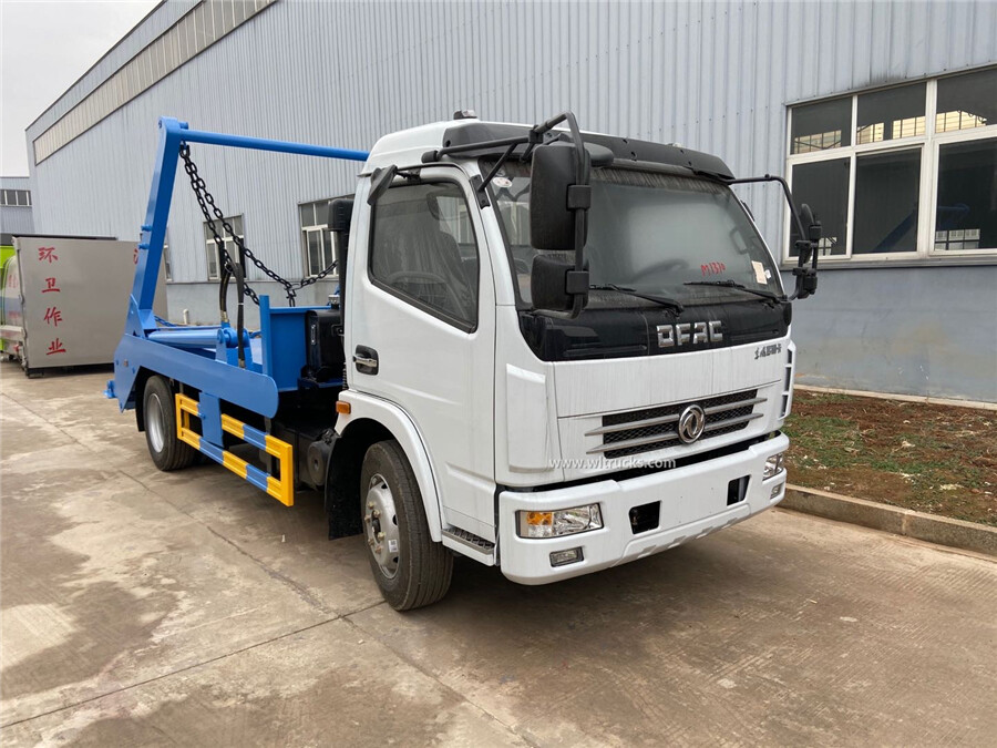 Dongfeng 5cbm swing arm waste truck