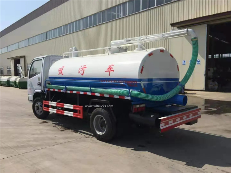 Dongfeng 5m3 septic tanker truck