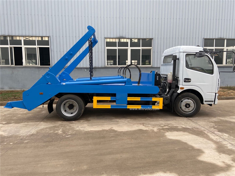 Dongfeng 5m3 swing arm garbage truck