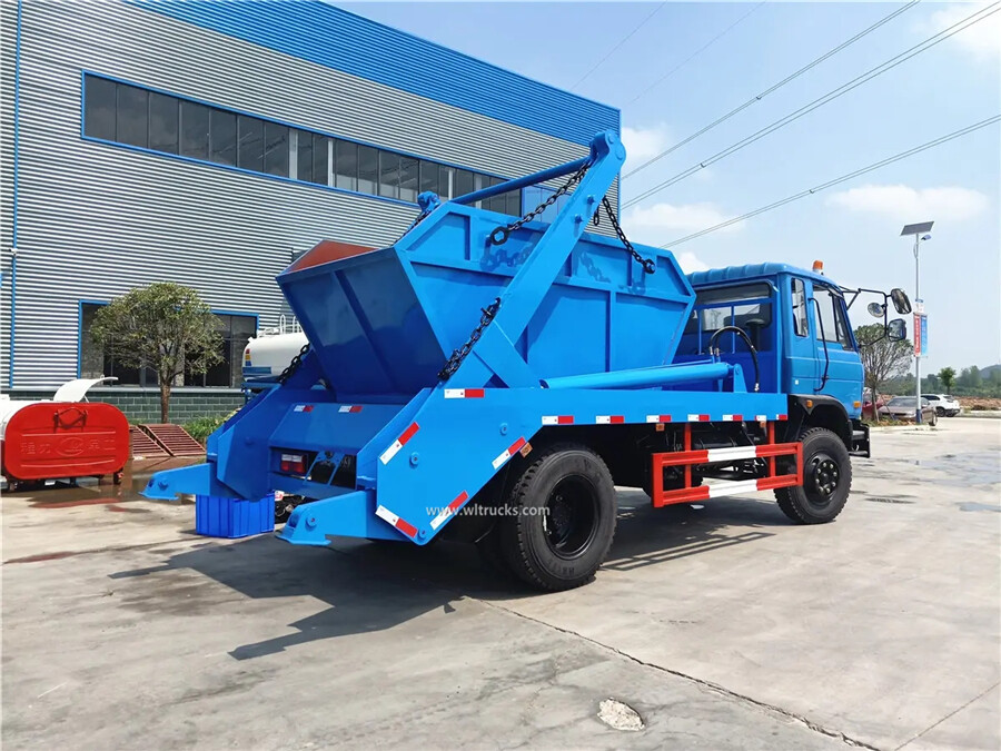 Dongfeng 8-10 ton skip loader garbage truck