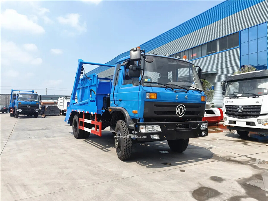 Dongfeng 8-10cbm swing arm rubbish truck