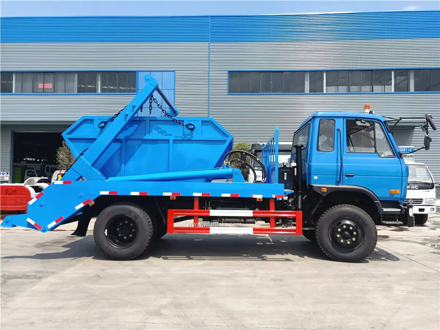 Dongfeng 8-10m3 swing arm garbage truck