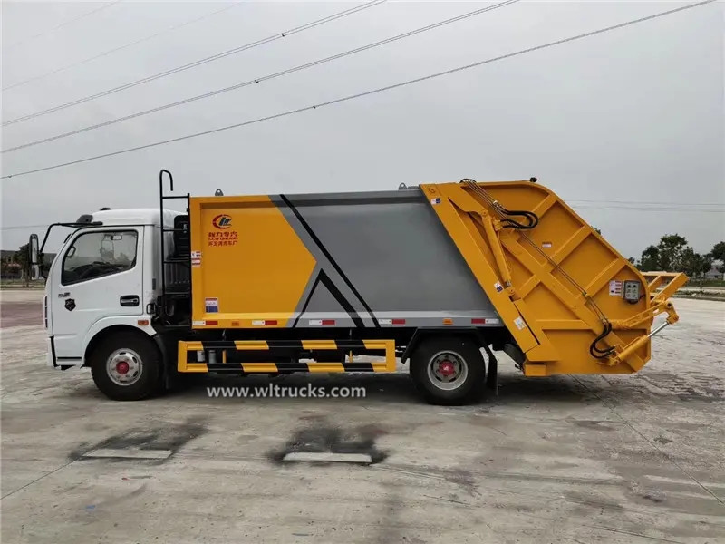 Dongfeng 8m3 compactor rubbish truck