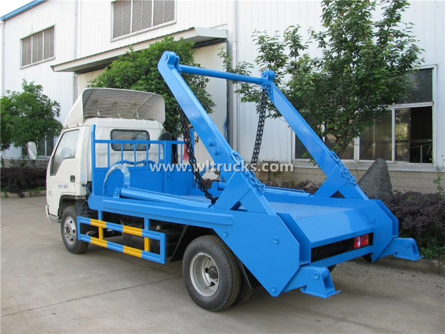 Forland 4 cubic meters swing arm skip loading garbage truck