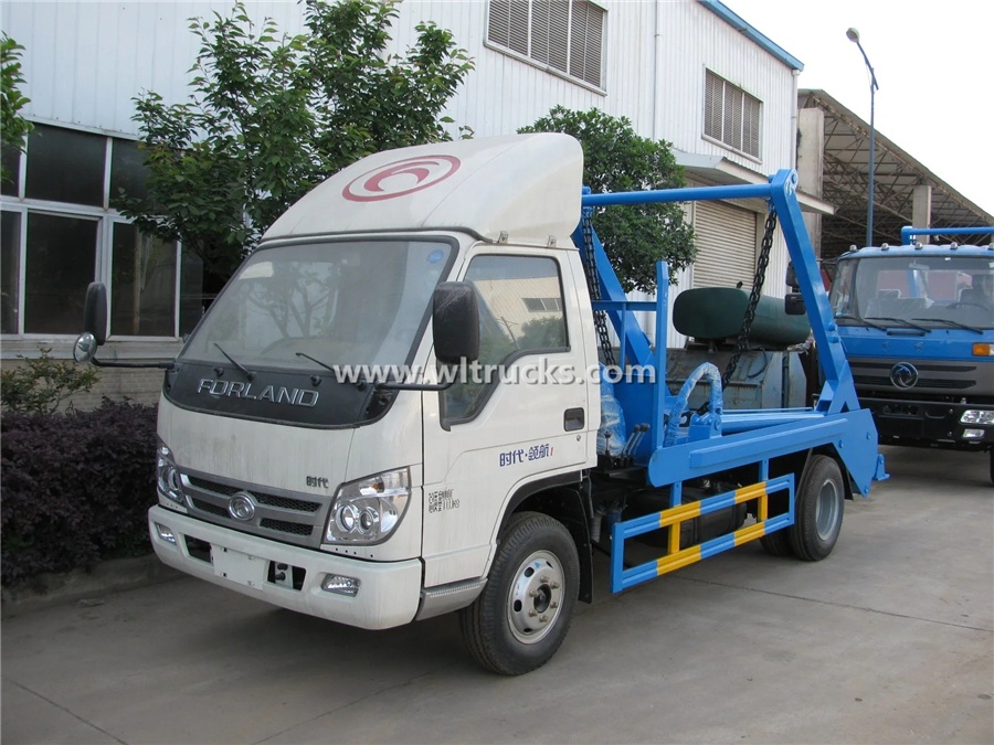 Foton 4m3 swing arm waste truck