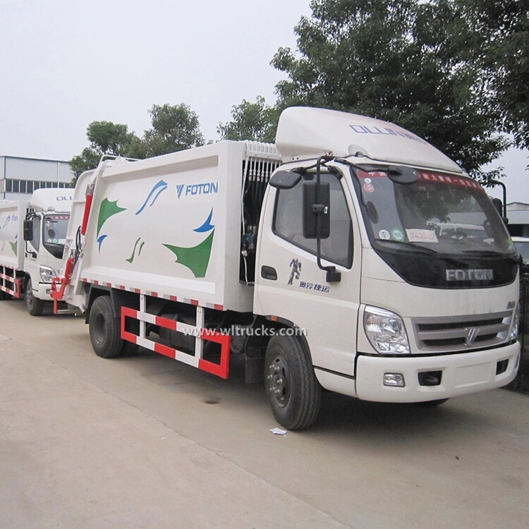 Foton 5cbm mini refuse compressor truckFoton 5cbm mini refuse compressor truck