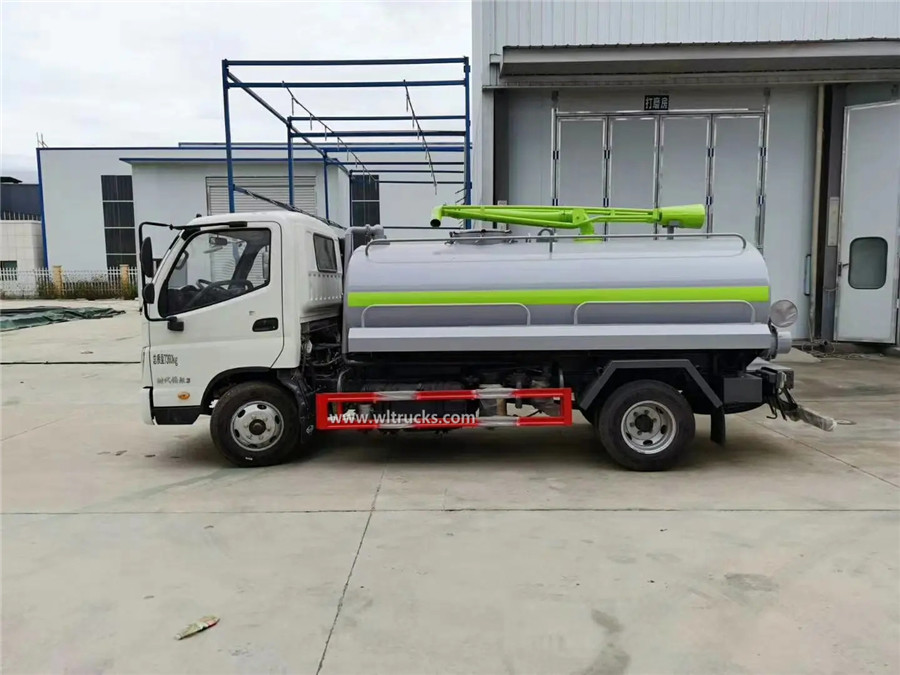 Foton 5cbm toilet vacuum truck