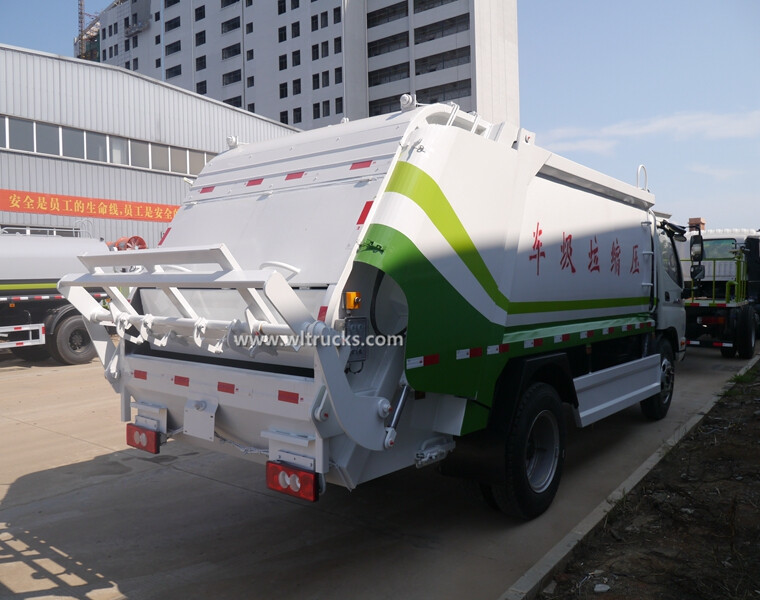 Foton 8 cubic meters compactor waste collection truck