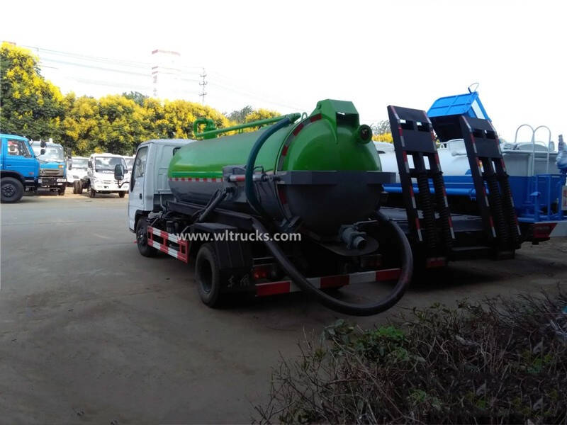 ISUZU 5cbm sewage suction trucks