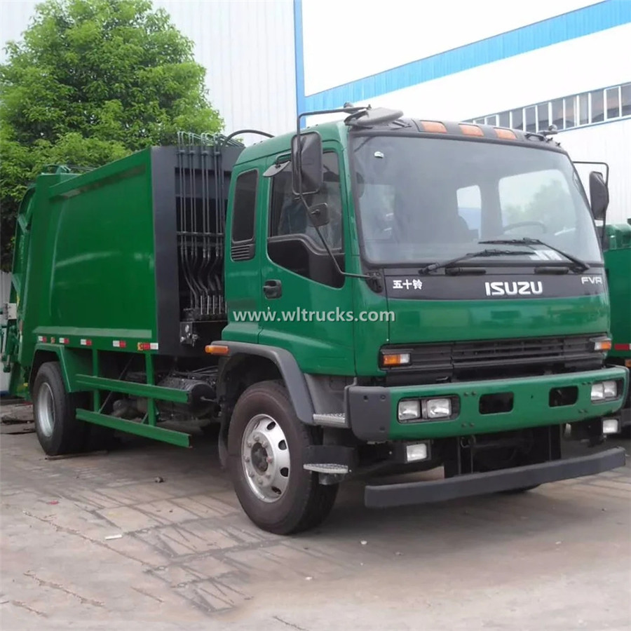 ISUZU FTR FVR 12M3 compactor garbage collection truck