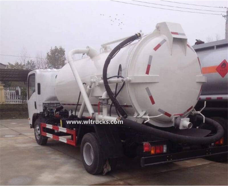 ISUZU NPR 10000 liters sewage suction truck