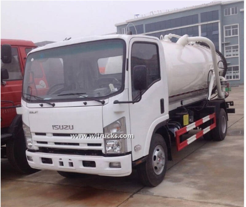 ISUZU NPR 10cbm vacuum sewage suction truck