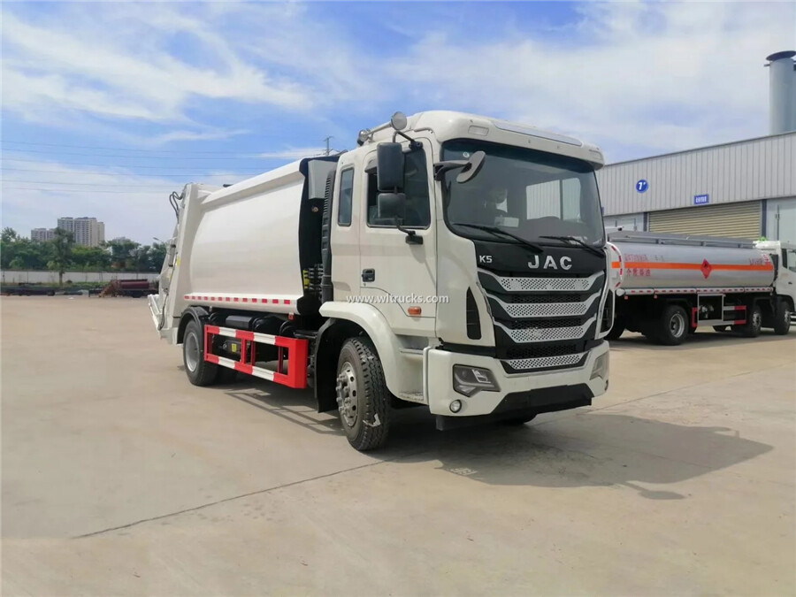 JAC 10 ton compactor refuse removal truck