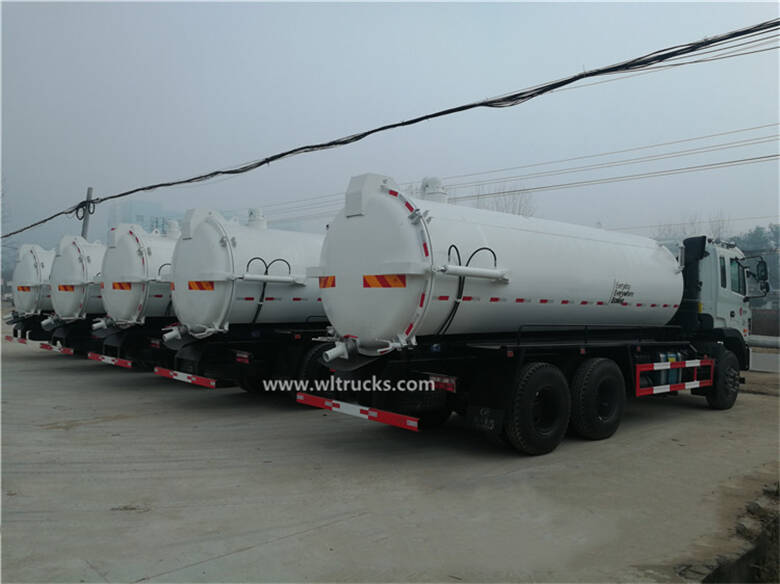 JAC 18000 liters vacuum sewage suction truck