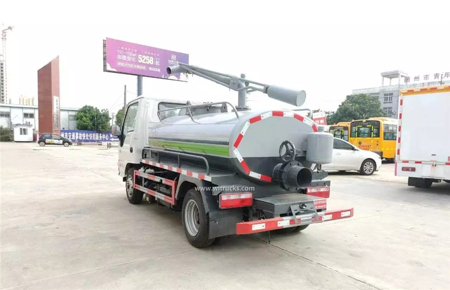 JAC 3cbm vacuum septic tank truck