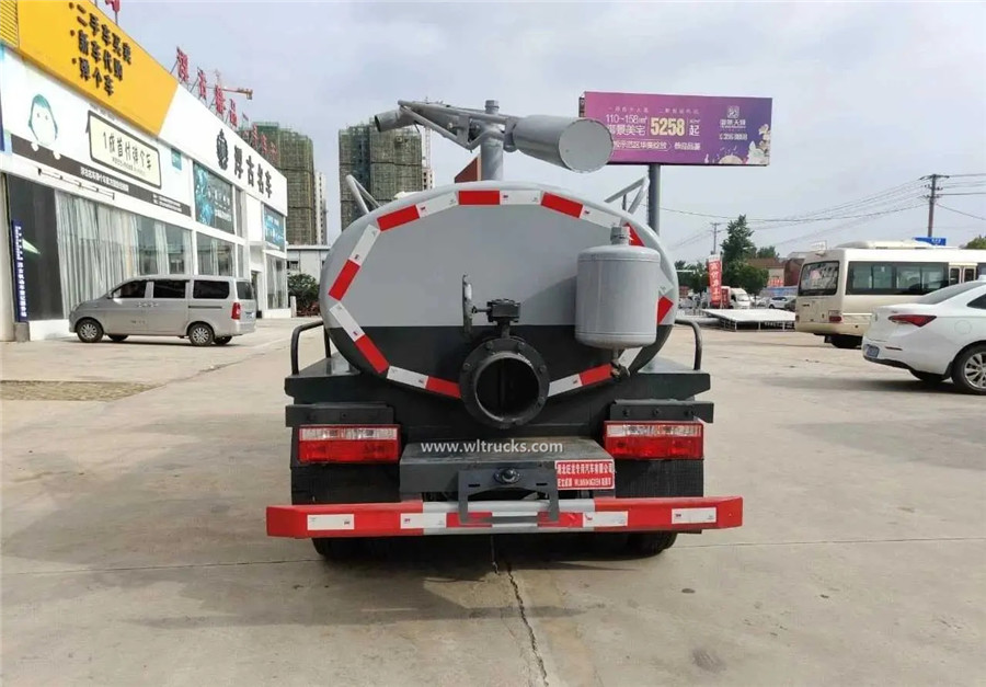 JAC 3m3 excrement suction truck