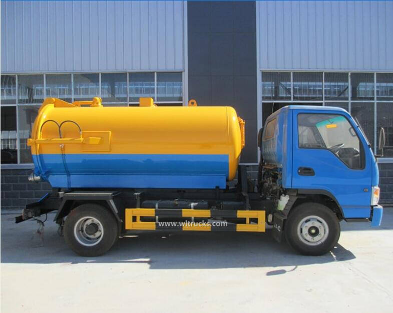 JAC 5000 liters vacuum sewage suction truck