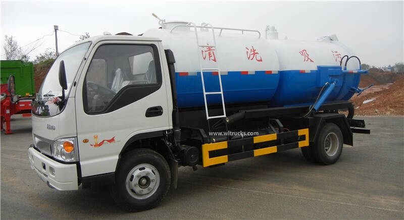 JAC 5cbm sewage vacuum jetting truck