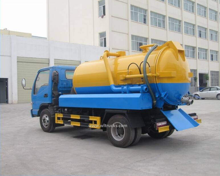 JAC 5cbm vacuum sewage suction truck