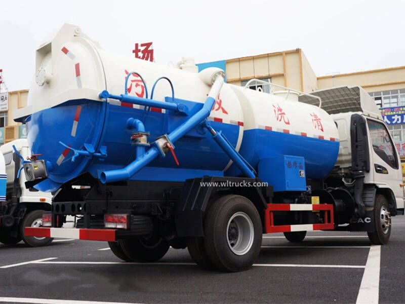 JAC 5m3 vacuum sewage jetting truck