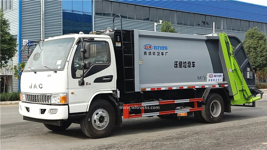 JAC 8cbm compactor trash truck