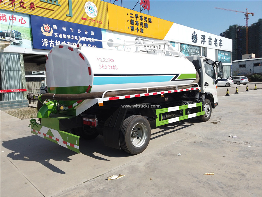 JAC 8m3 toilet liquid tanker vehicle truck