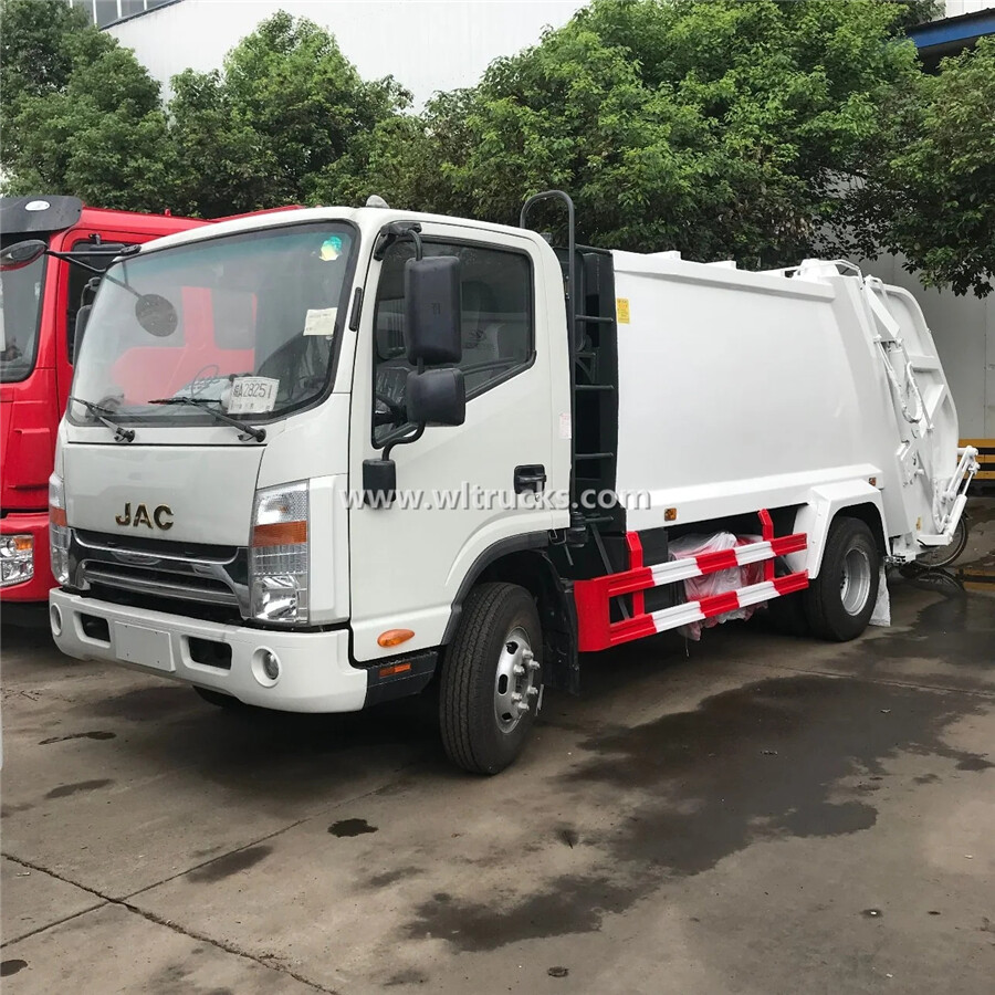 JAC shuailing 5-8m3 compactor waste recycle truck