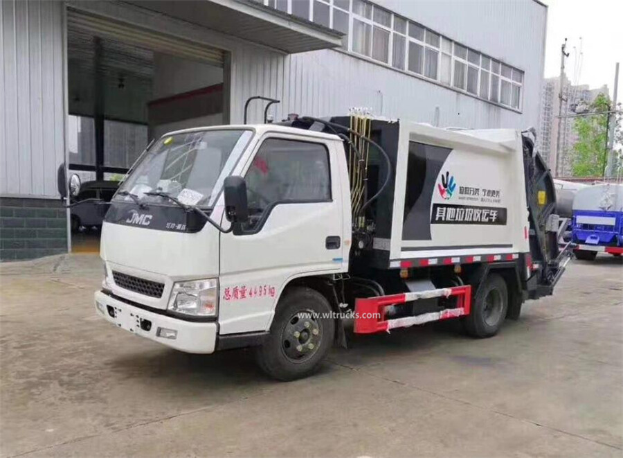 JMC 5cbm compactor refuse truck