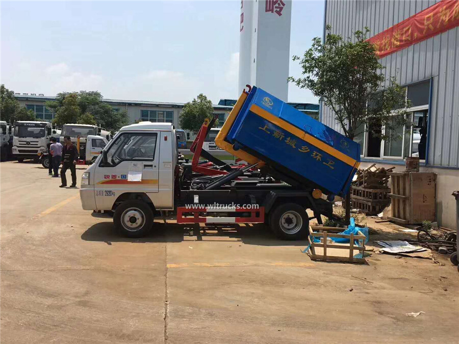 KAMA 3m3 detachable bulk container garbage truck
