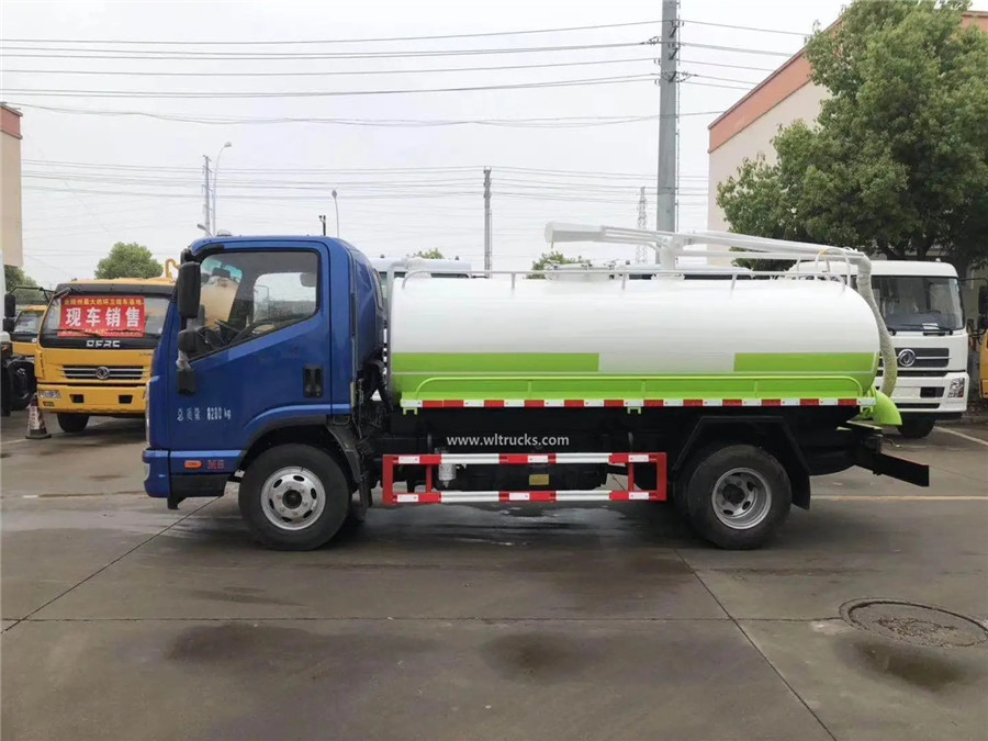 KAMA 6000 liters vacuum Fecal Suction Truck