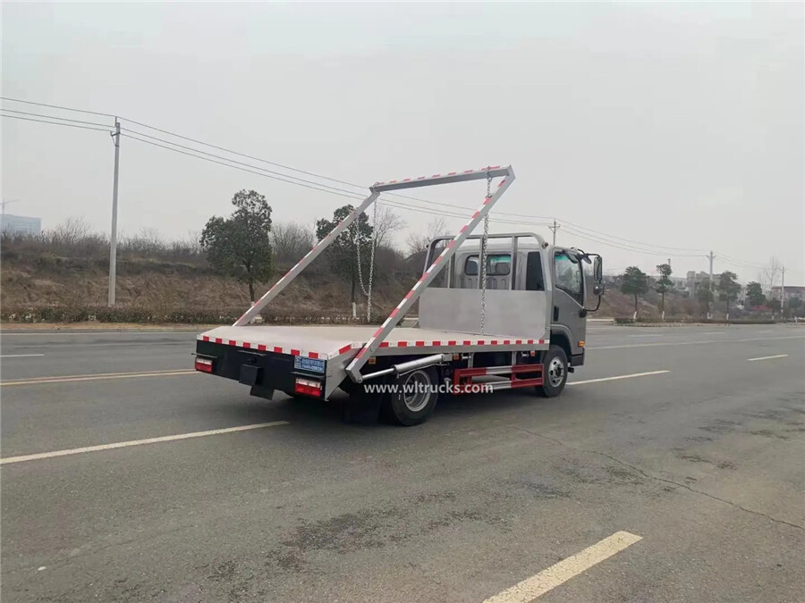 Korea Hyundai 5 cubic meters swing arm waste truck